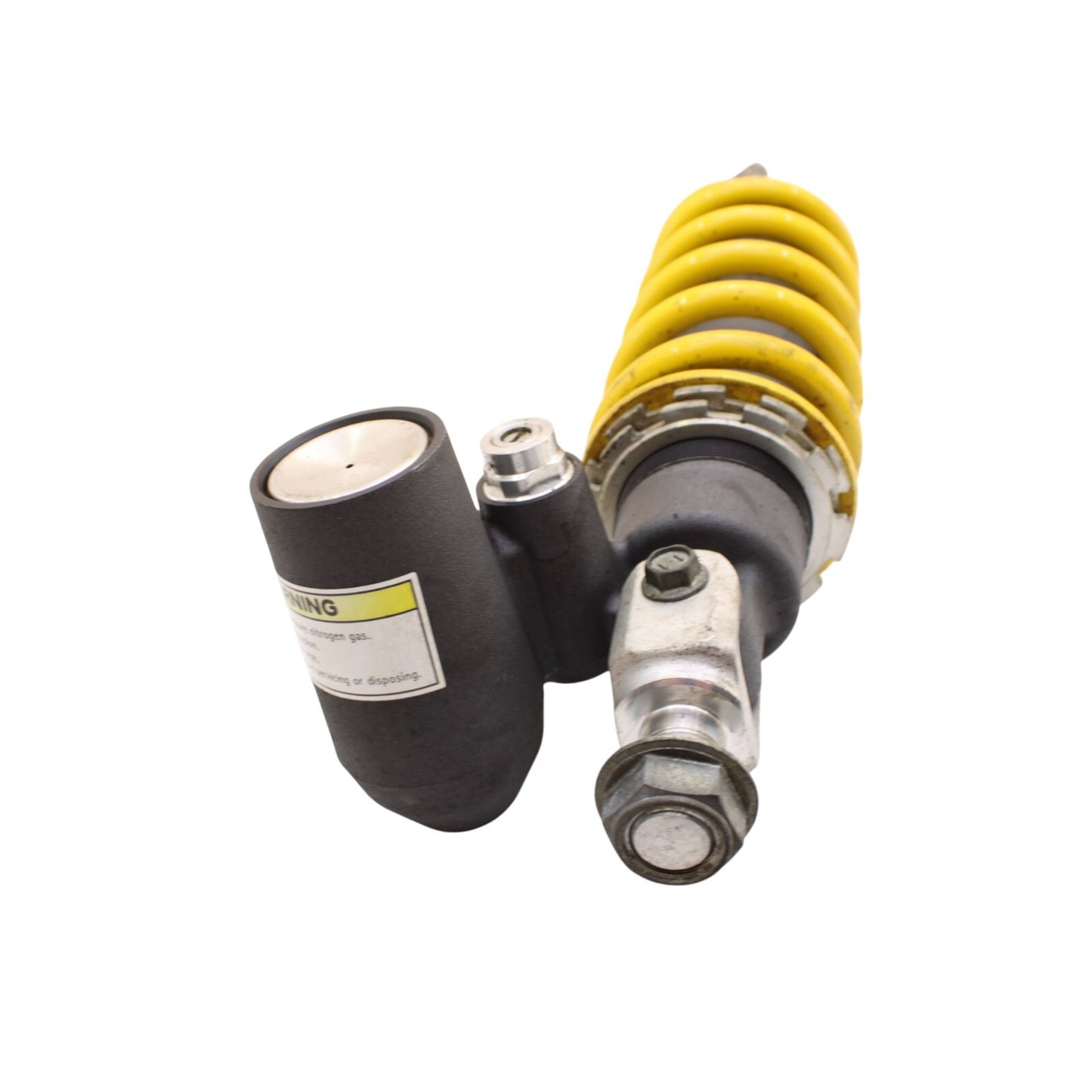 2003 2004 SUZUKI GSXR1000 REAR SHOCK ABSORBER SUSPENSION YELLOW SPRING STOCK