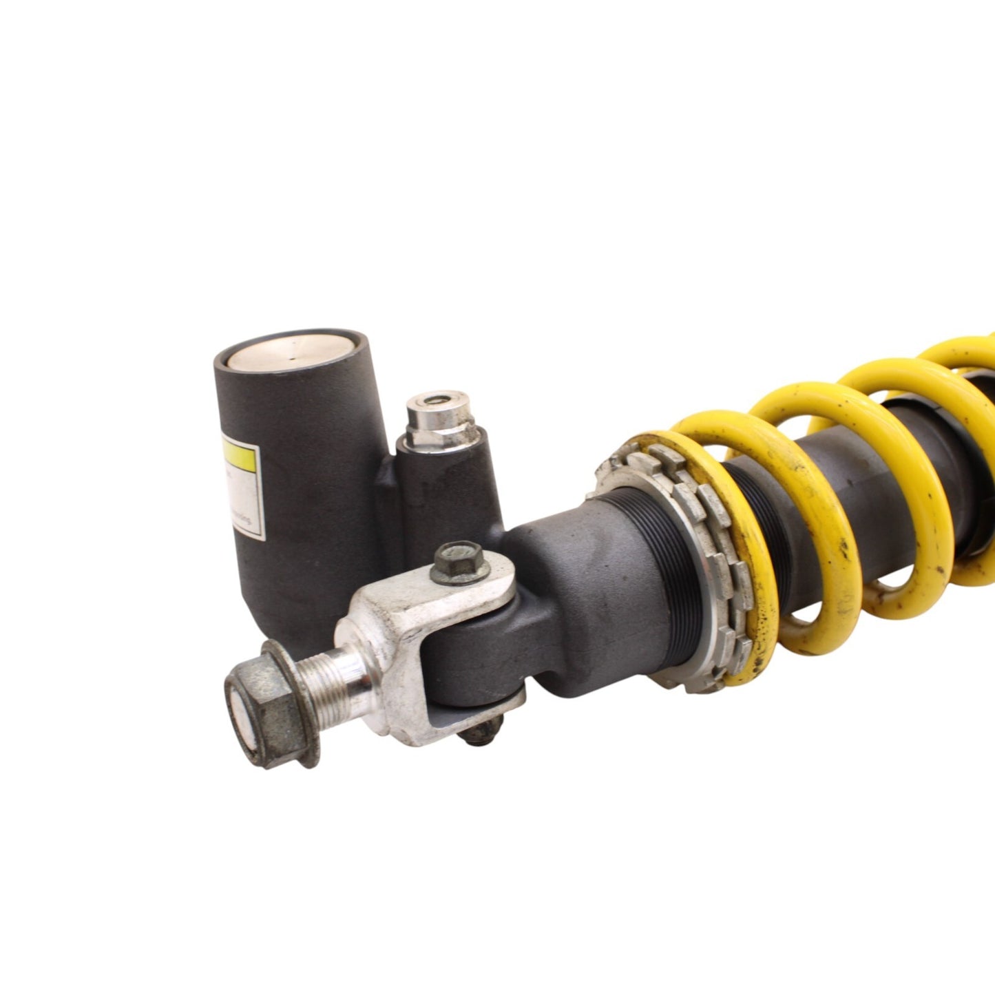 2003 2004 SUZUKI GSXR1000 REAR SHOCK ABSORBER SUSPENSION YELLOW SPRING STOCK