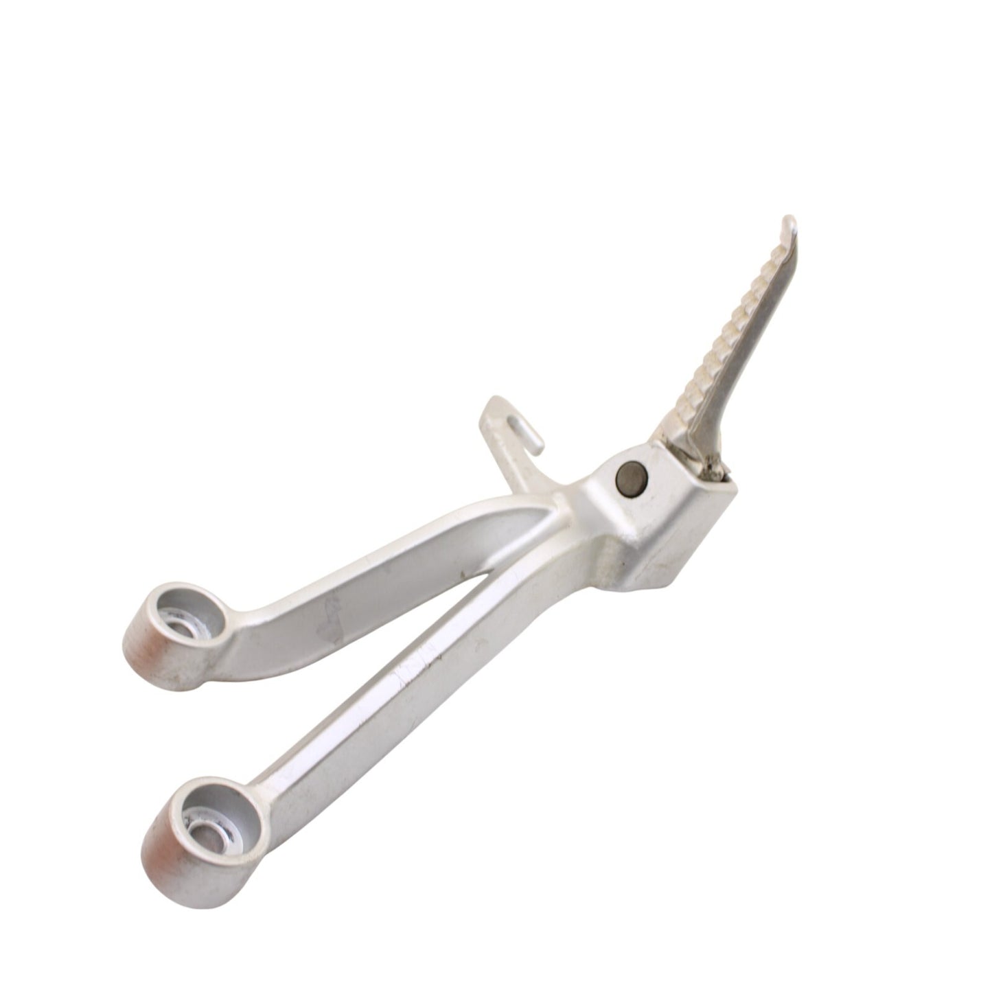 2003 2004 SUZUKI GSXR1000 PASSENGER PEGS SET PAIR REAR BACK SILVER BRACKET STOCK