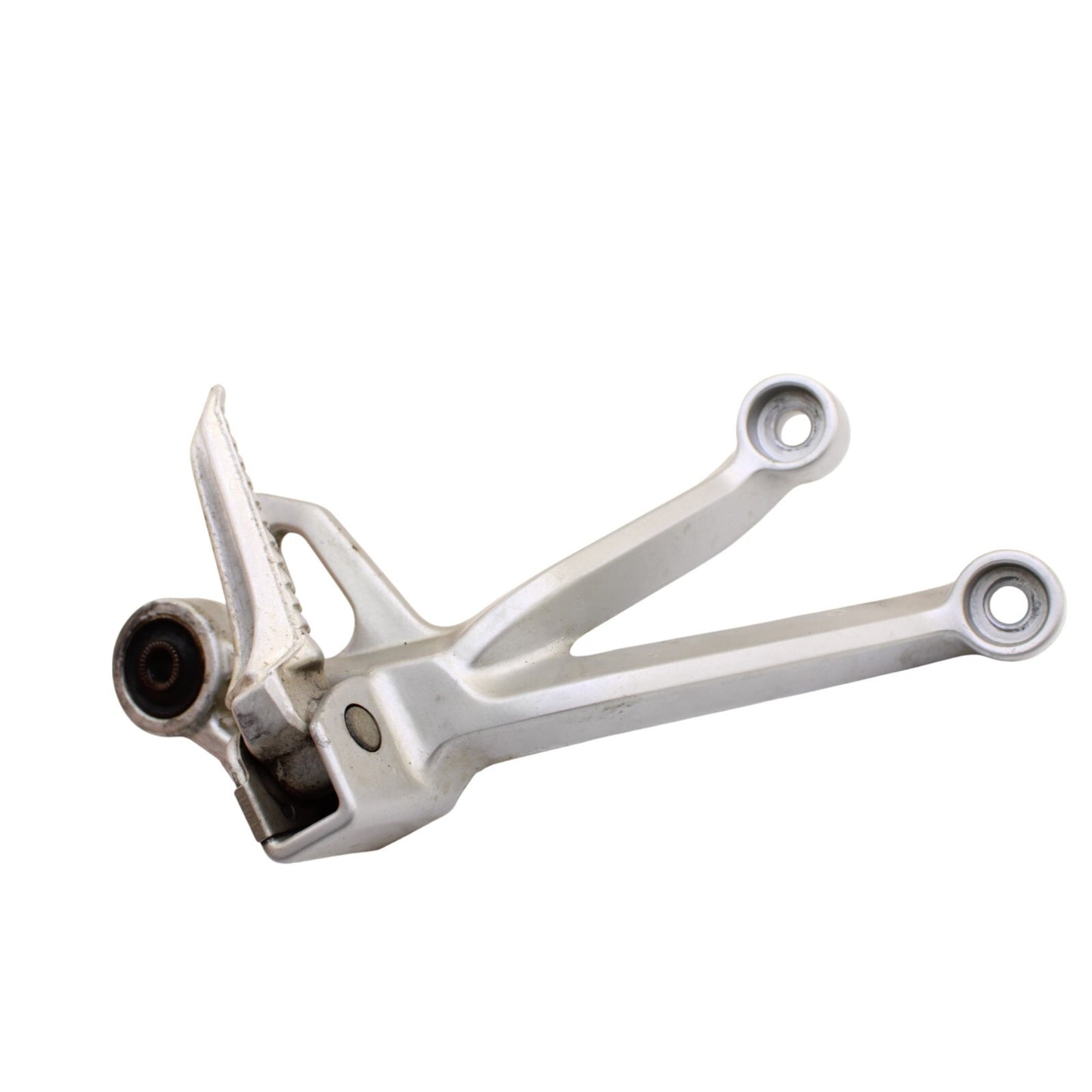 2003 2004 SUZUKI GSXR1000 PASSENGER PEGS SET PAIR REAR BACK SILVER BRACKET STOCK