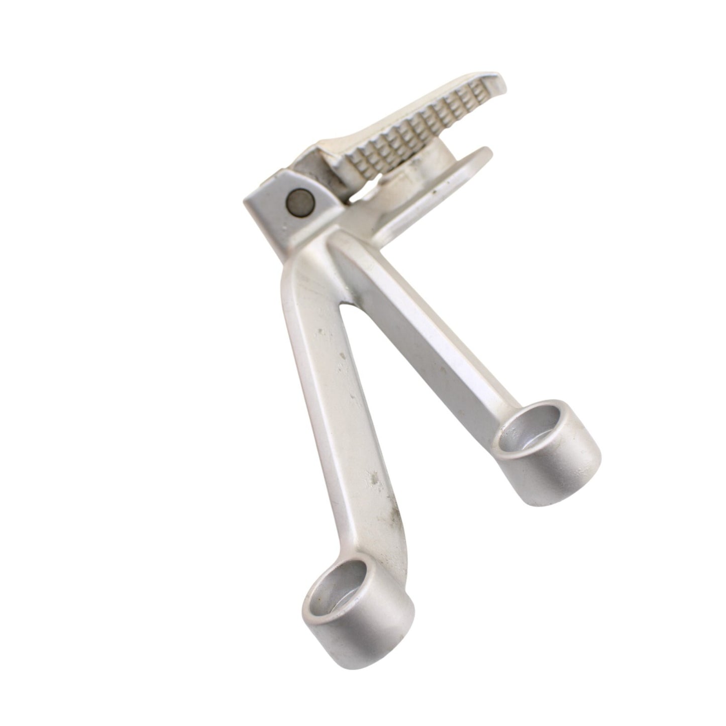 2003 2004 SUZUKI GSXR1000 PASSENGER PEGS SET PAIR REAR BACK SILVER BRACKET STOCK