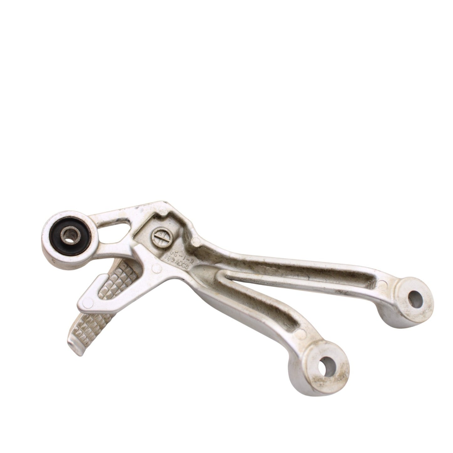 2003 2004 SUZUKI GSXR1000 PASSENGER PEGS SET PAIR REAR BACK SILVER BRACKET STOCK