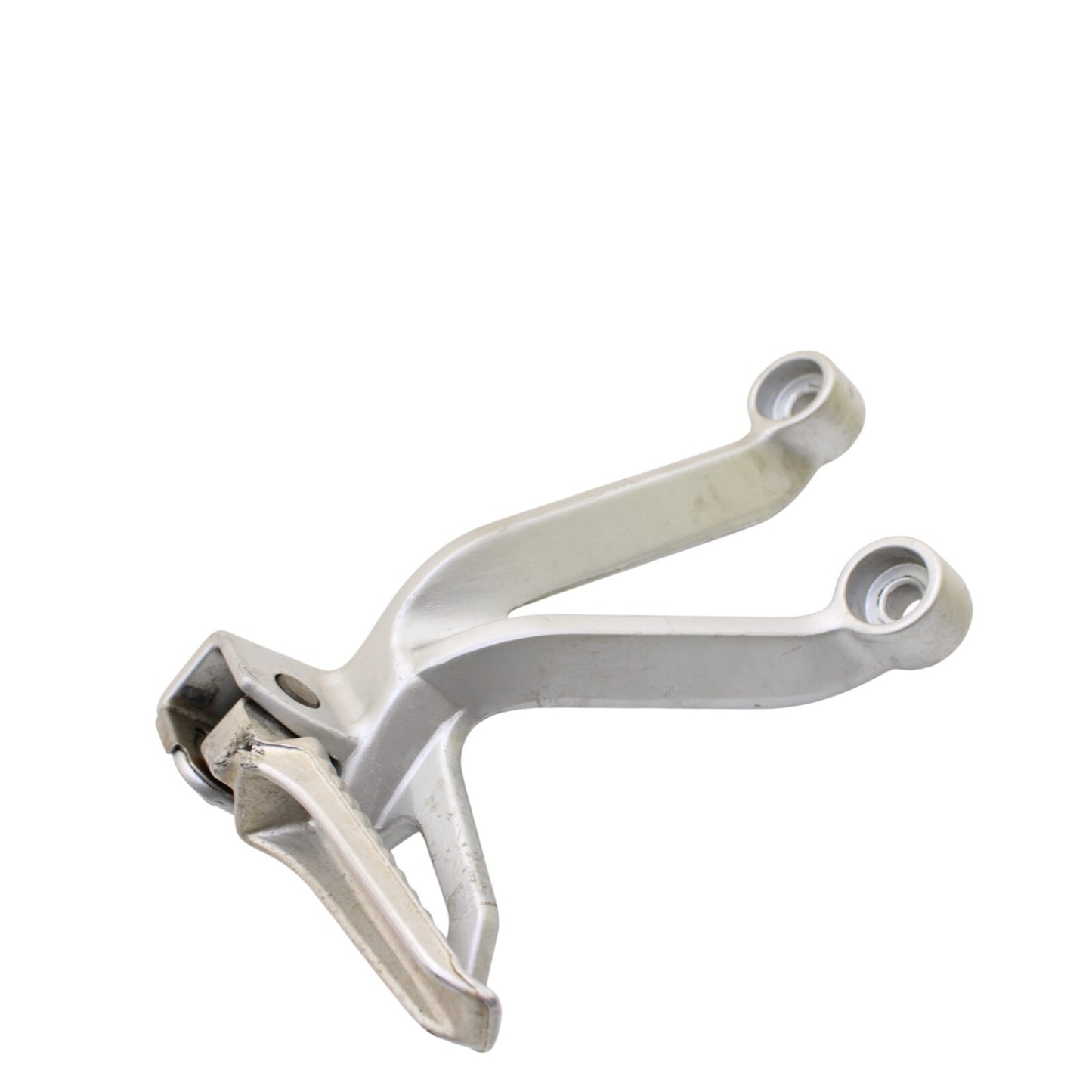 2003 2004 SUZUKI GSXR1000 PASSENGER PEGS SET PAIR REAR BACK SILVER BRACKET STOCK