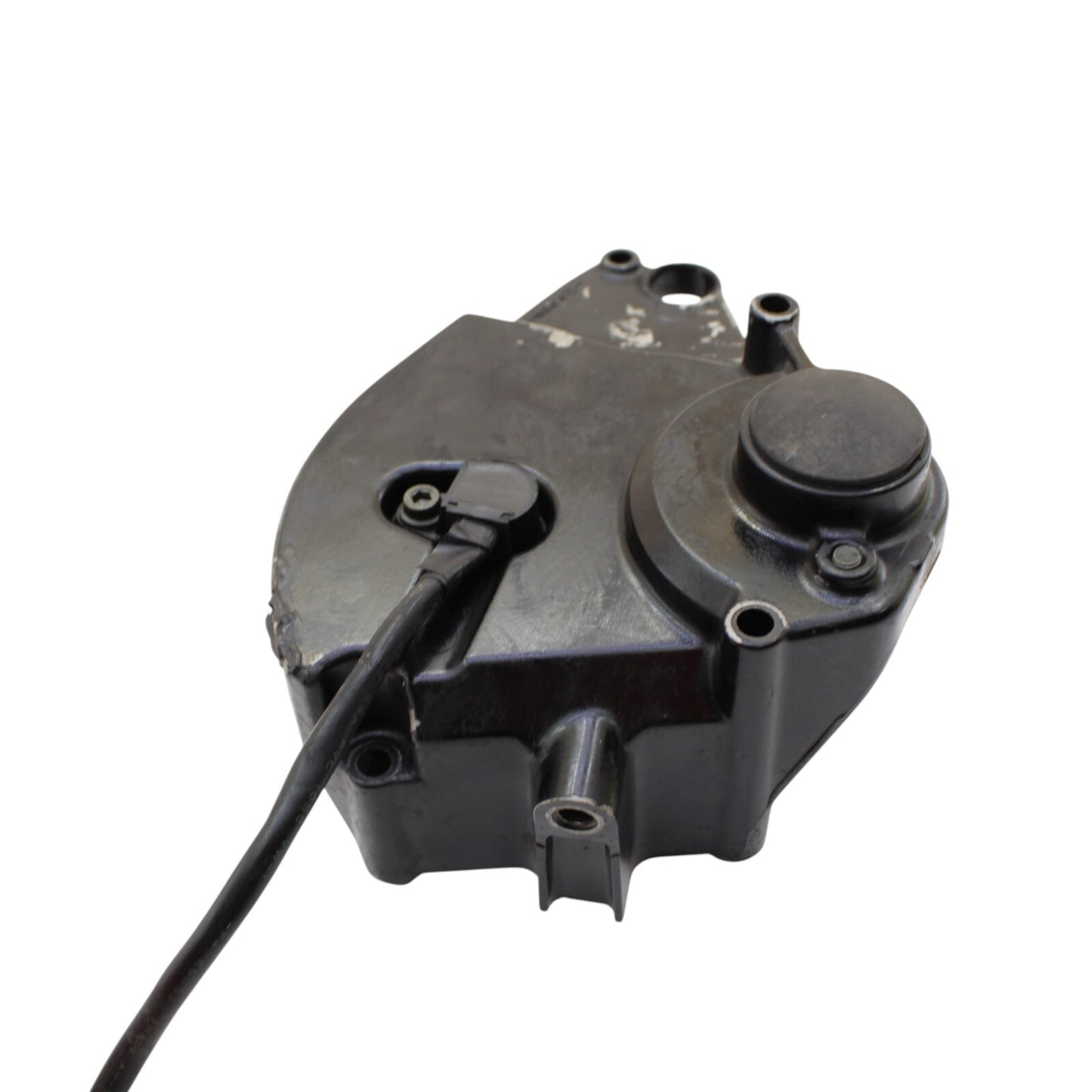 2003 2004 SUZUKI GSXR1000 SPROCKET COVER BLACK ENGINE HARDWARE BOLTS STOCK