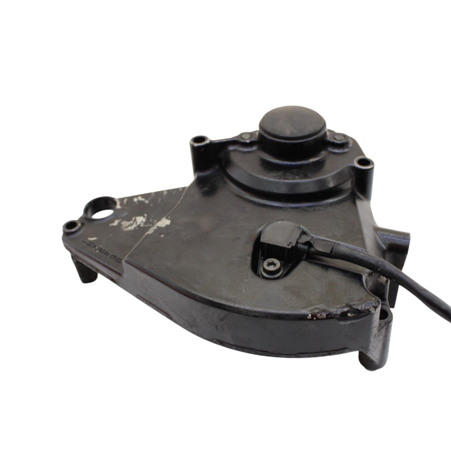 2003 2004 SUZUKI GSXR1000 SPROCKET COVER BLACK ENGINE HARDWARE BOLTS STOCK