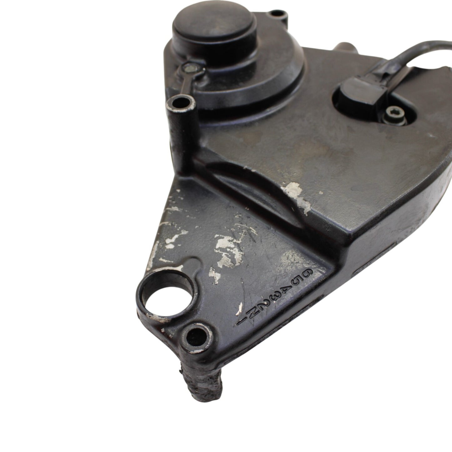 2003 2004 SUZUKI GSXR1000 SPROCKET COVER BLACK ENGINE HARDWARE BOLTS STOCK