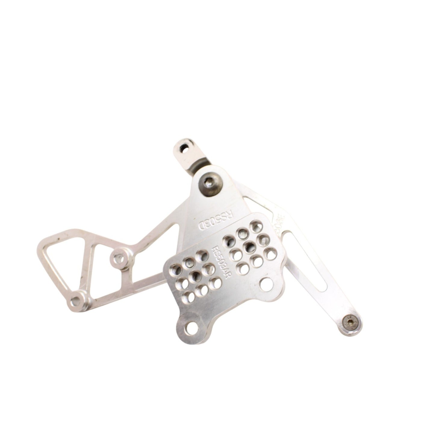 2003 2004 SUZUKI GSXR1000 VORTEX REARSETS FRONT SIDE FOOT PEG REST SILVER