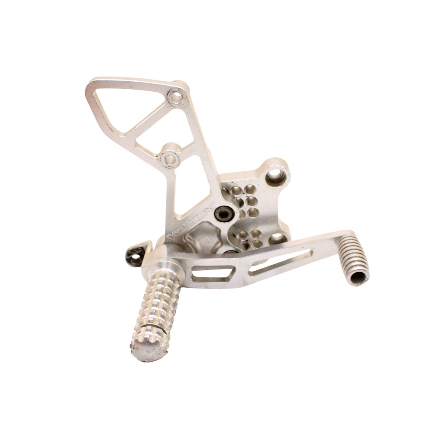 2003 2004 SUZUKI GSXR1000 VORTEX REARSETS FRONT SIDE FOOT PEG REST SILVER