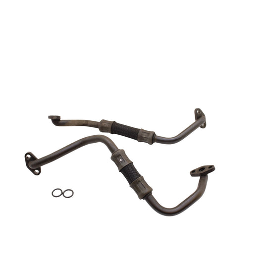 2003 2004 SUZUKI GSXR1000 OIL COOLER RADIATOR LINE PIPE HOSE HOUSING SET OF 2