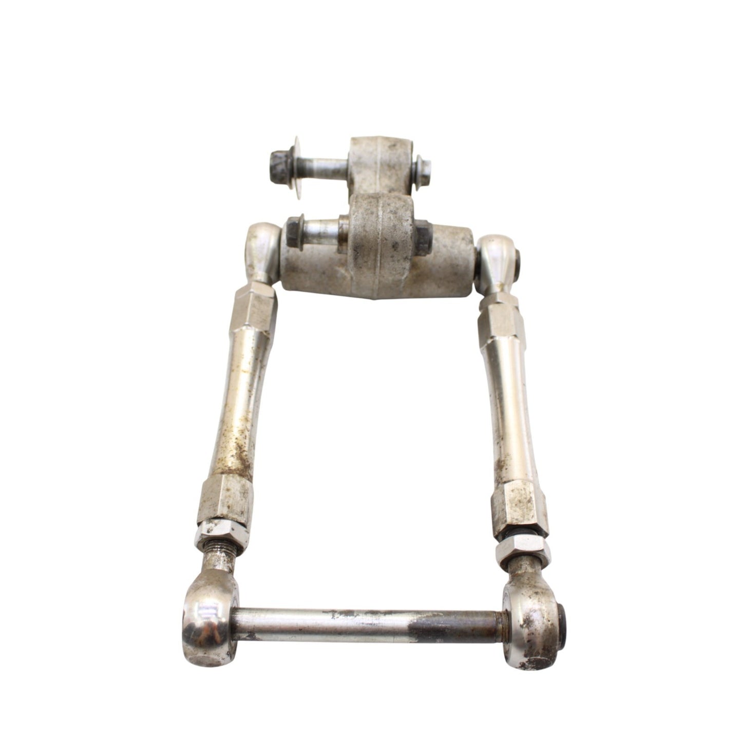 2003 2004 SUZUKI GSXR1000 DOGBONE REAR SHOCK LINKAGE LINK SILVER STOCK