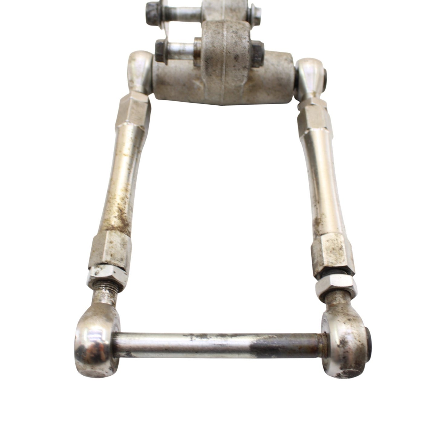 2003 2004 SUZUKI GSXR1000 DOGBONE REAR SHOCK LINKAGE LINK SILVER STOCK