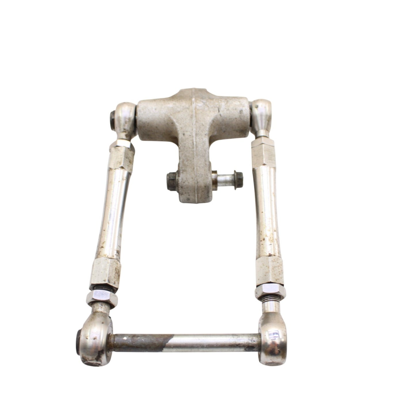 2003 2004 SUZUKI GSXR1000 DOGBONE REAR SHOCK LINKAGE LINK SILVER STOCK