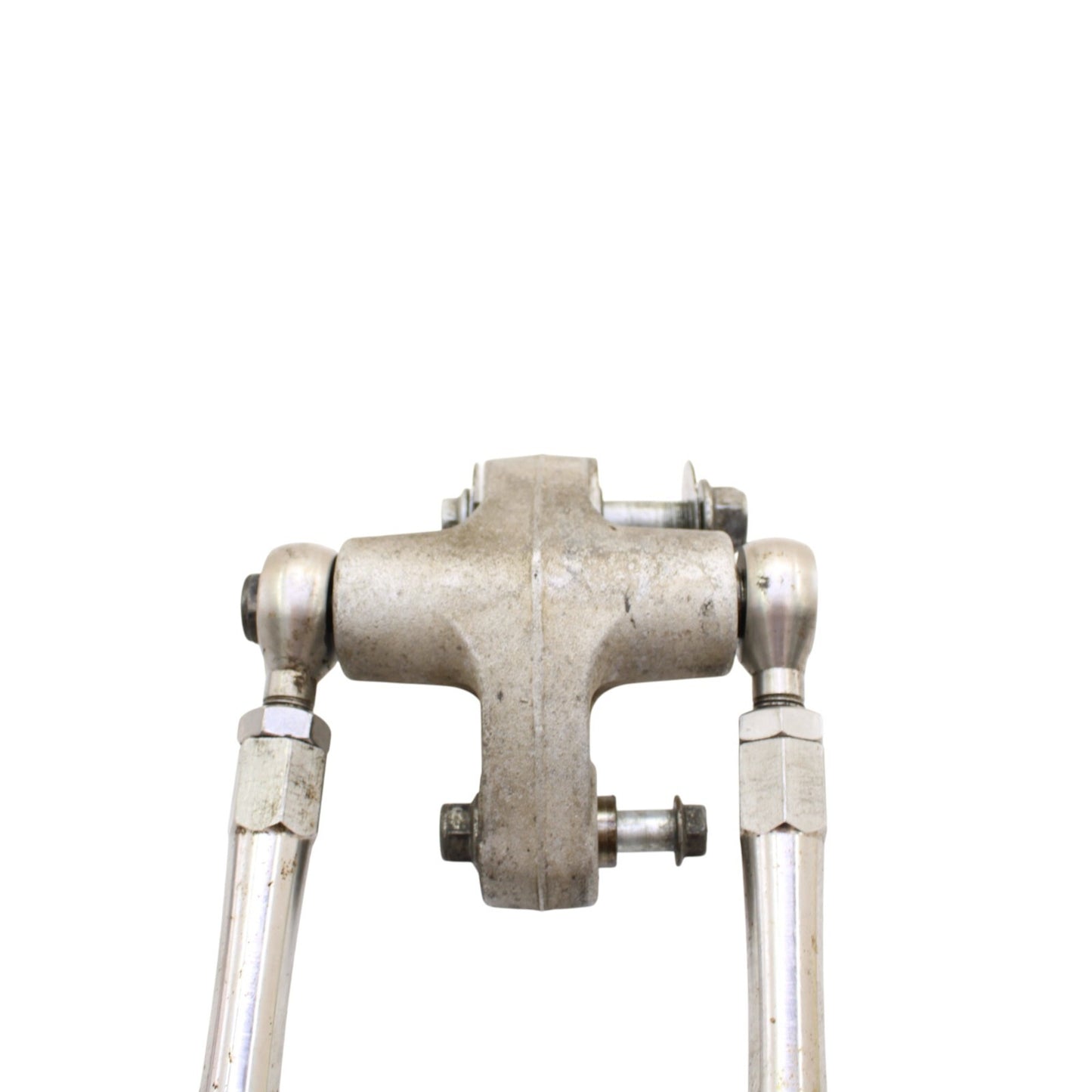 2003 2004 SUZUKI GSXR1000 DOGBONE REAR SHOCK LINKAGE LINK SILVER STOCK