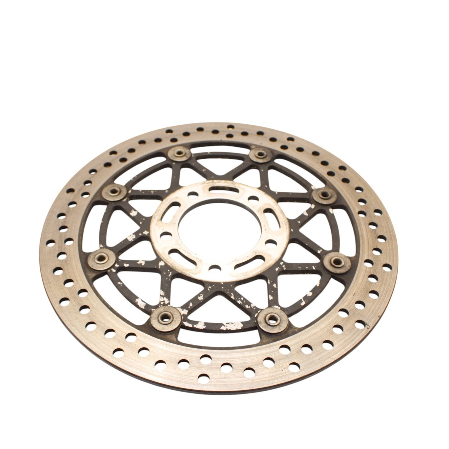 2003 2004 SUZUKI GSXR1000 FRONT BRAKE ROTORS SILVER STOCK LEFT RIGHT (5.72)