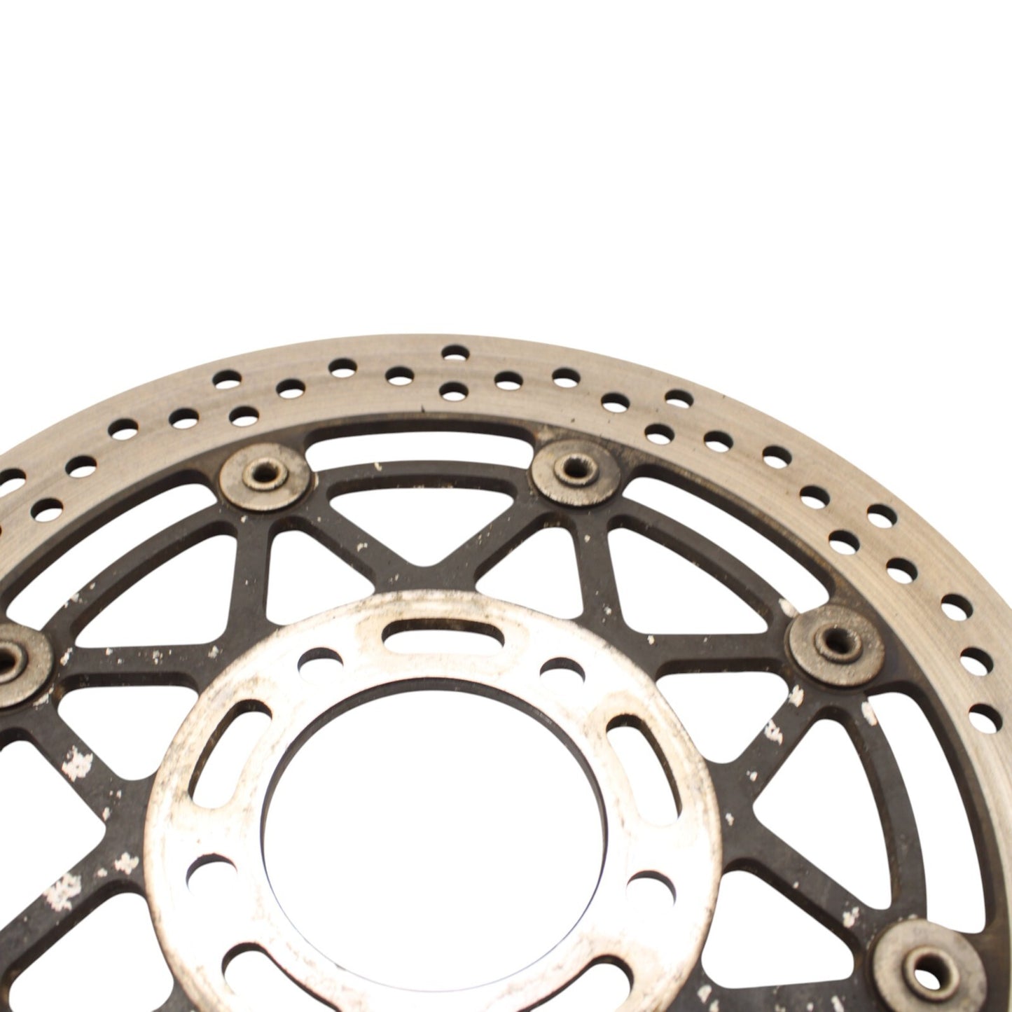 2003 2004 SUZUKI GSXR1000 FRONT BRAKE ROTORS SILVER STOCK LEFT RIGHT (5.72)