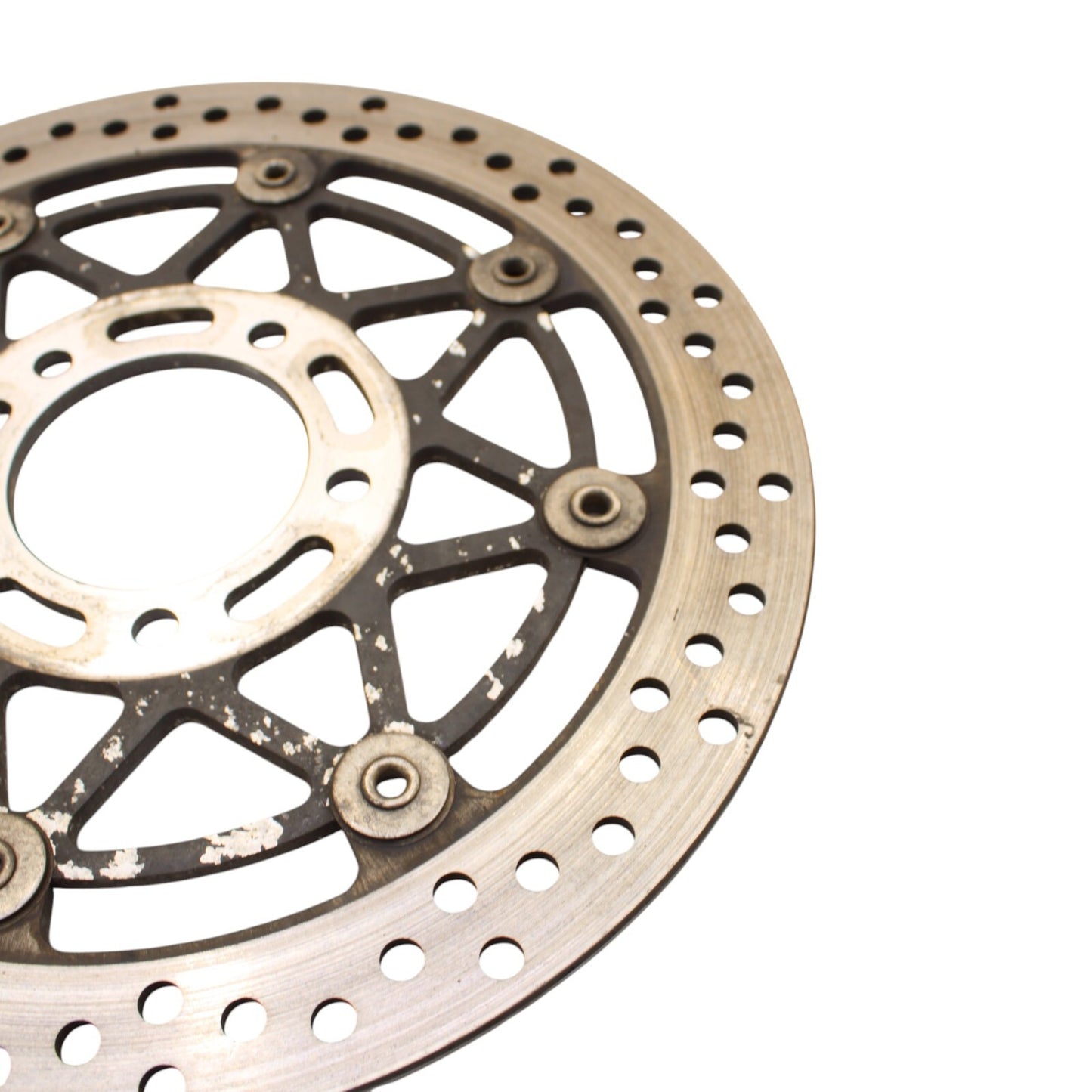 2003 2004 SUZUKI GSXR1000 FRONT BRAKE ROTORS SILVER STOCK LEFT RIGHT (5.72)