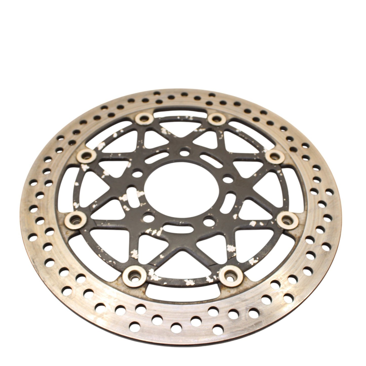 2003 2004 SUZUKI GSXR1000 FRONT BRAKE ROTORS SILVER STOCK LEFT RIGHT (5.72)