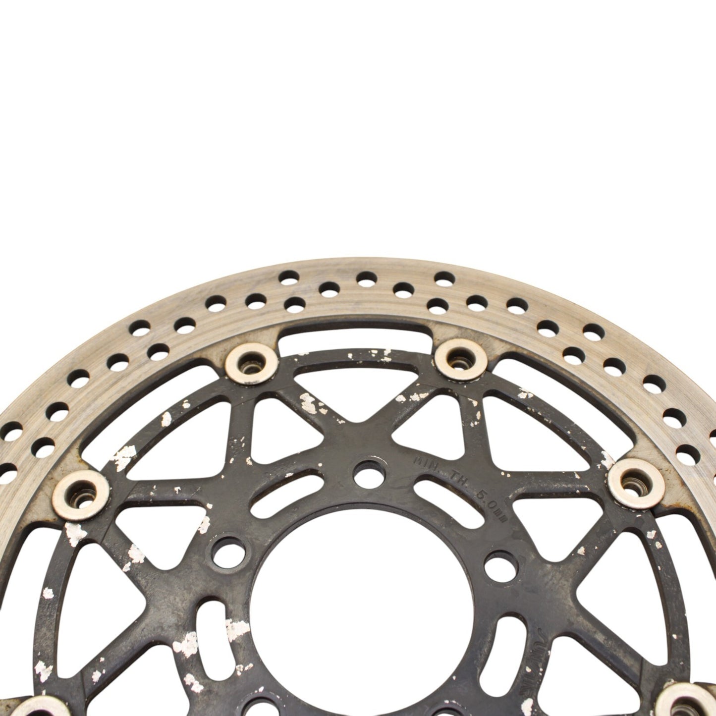 2003 2004 SUZUKI GSXR1000 FRONT BRAKE ROTORS SILVER STOCK LEFT RIGHT (5.72)