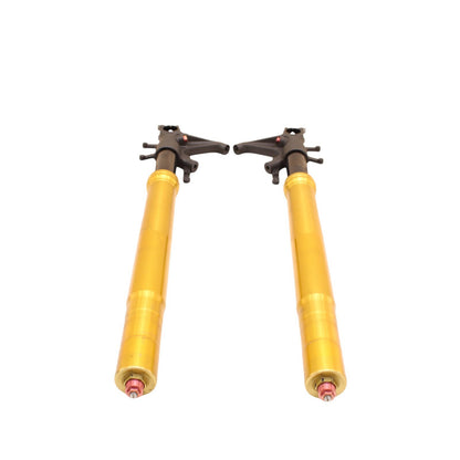 2003 2004 SUZUKI GSXR1000 FORKS FRONT SUSPENSION SHOCK GOLD SET PAIR STRAIGHT