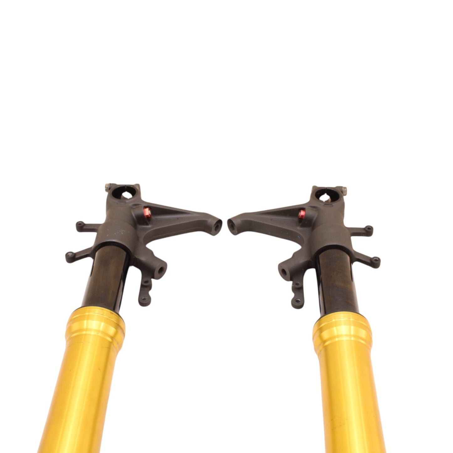 2003 2004 SUZUKI GSXR1000 FORKS FRONT SUSPENSION SHOCK GOLD SET PAIR STRAIGHT