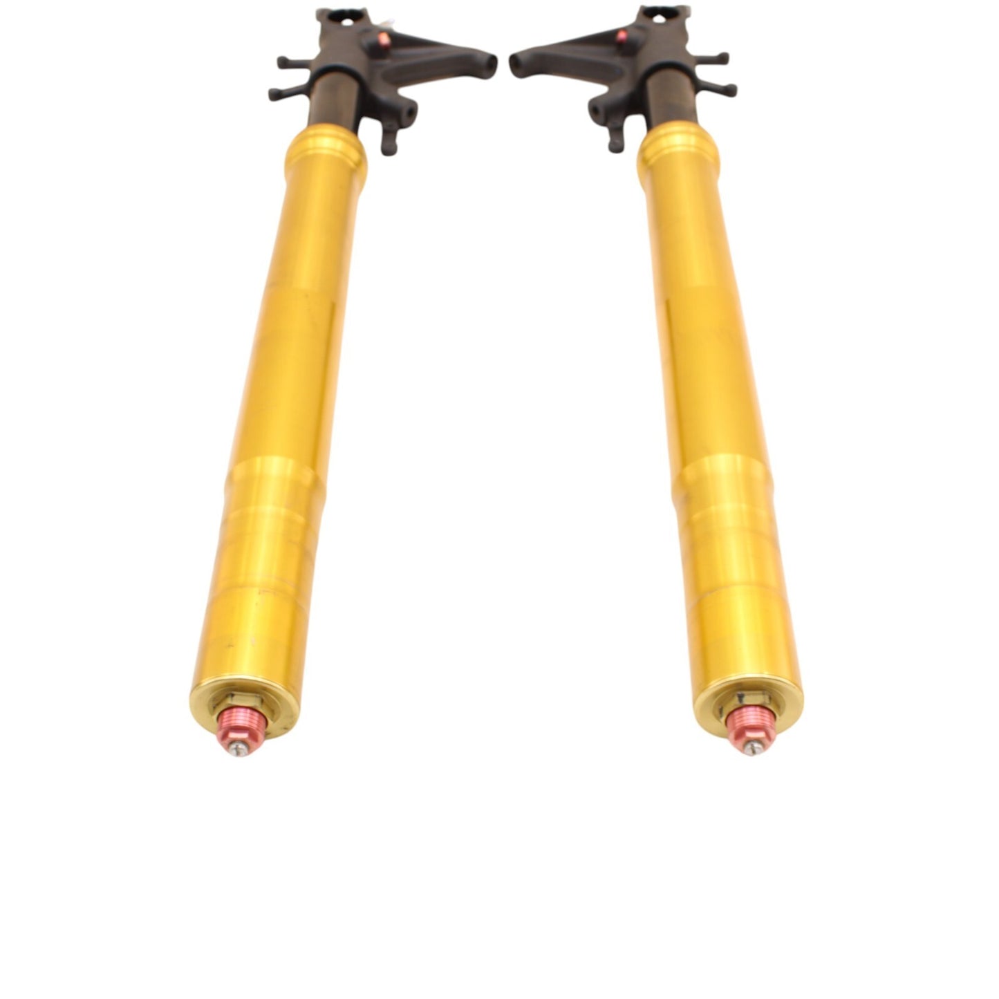 2003 2004 SUZUKI GSXR1000 FORKS FRONT SUSPENSION SHOCK GOLD SET PAIR STRAIGHT