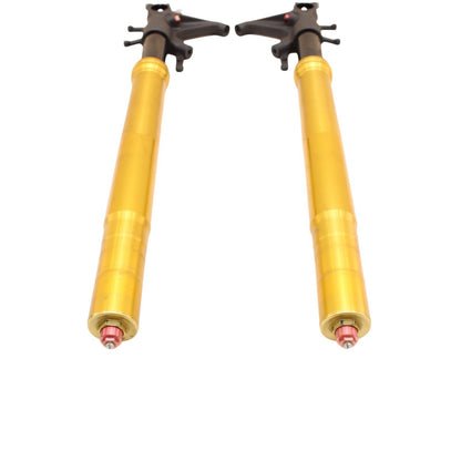 2003 2004 SUZUKI GSXR1000 FORKS FRONT SUSPENSION SHOCK GOLD SET PAIR STRAIGHT