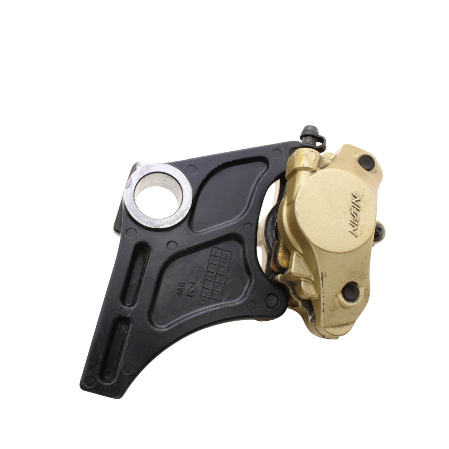 2003 2004 SUZUKI GSXR1000 REAR BACK BRAKE CALIPER W MOUNT BRACKET STOCK