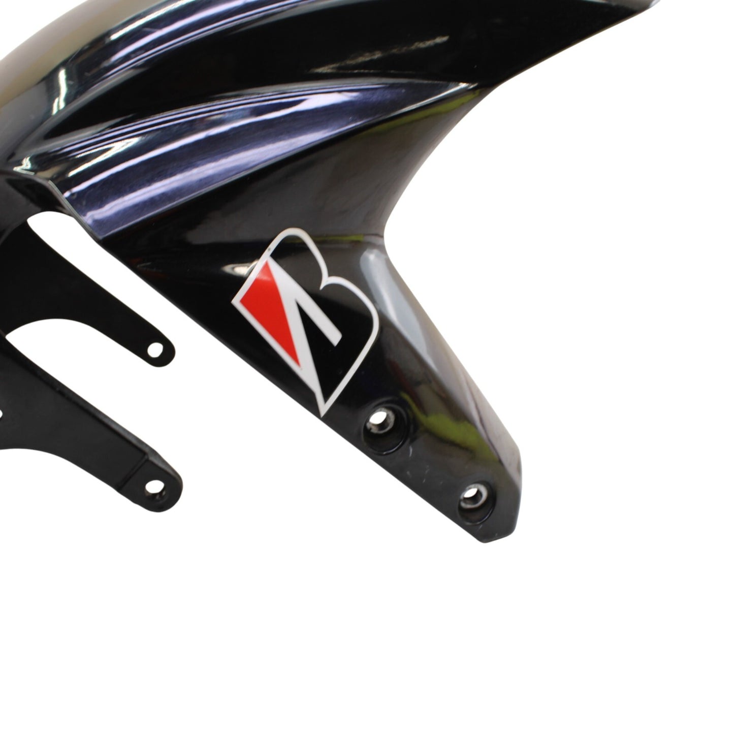 2003 2004 SUZUKI GSXR1000 FRONT FENDER WHEEL COWL FAIRING BLACK PLASTIC