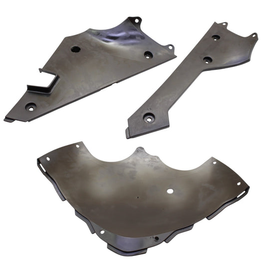 2003 2004 SUZUKI GSXR1000 INNER FAIRING LOWER FRONT UPPER HEADLIGHT COWL BLACK