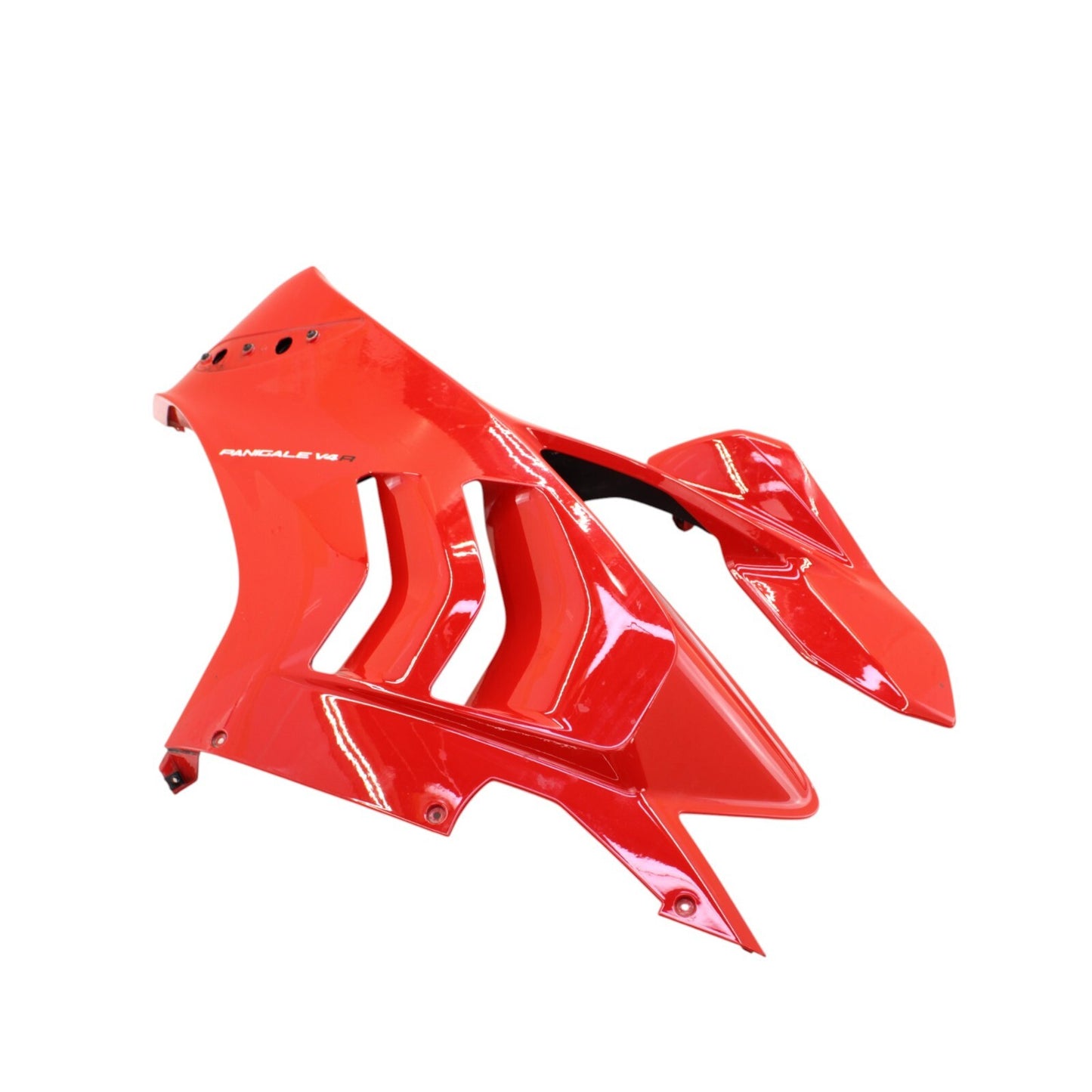 2018 - 2024 DUCATI PANIGALE V4R LEFT MID FAIRING RED PLASTIC UPPER PANEL