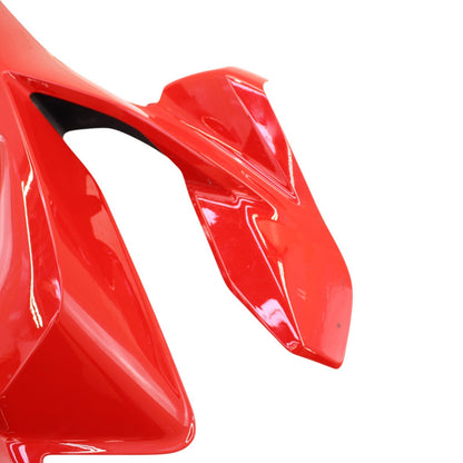 2018 - 2024 DUCATI PANIGALE V4R LEFT MID FAIRING RED PLASTIC UPPER PANEL