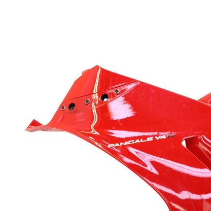 2018 - 2024 DUCATI PANIGALE V4R LEFT MID FAIRING RED PLASTIC UPPER PANEL
