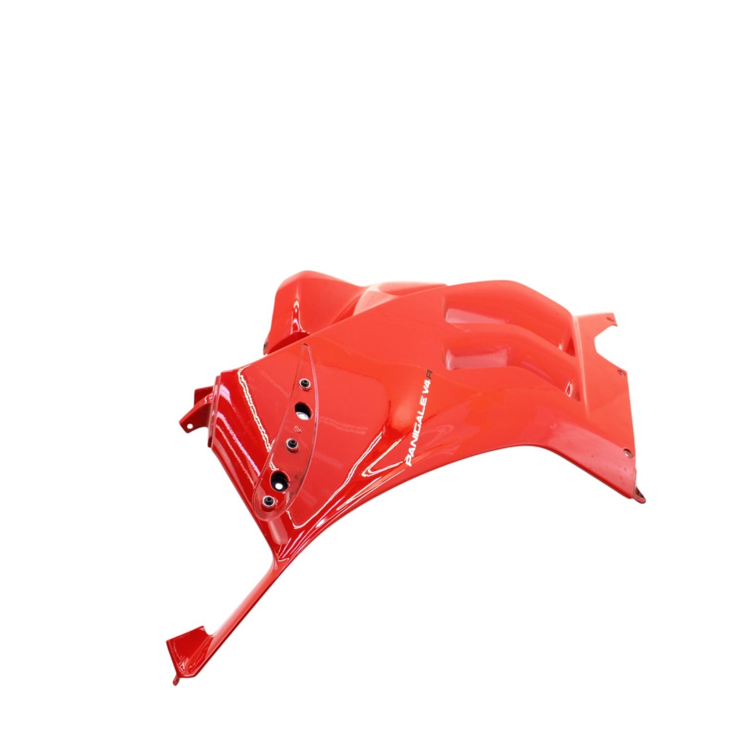 2018 - 2024 DUCATI PANIGALE V4R LEFT MID FAIRING RED PLASTIC UPPER PANEL