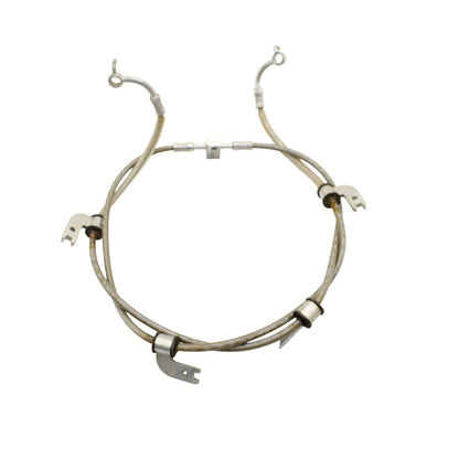 2016 - 2021 YAMAHA YXZ1000R REAR BRAKE LINE STEEL BRAIDED SILVER STOCK