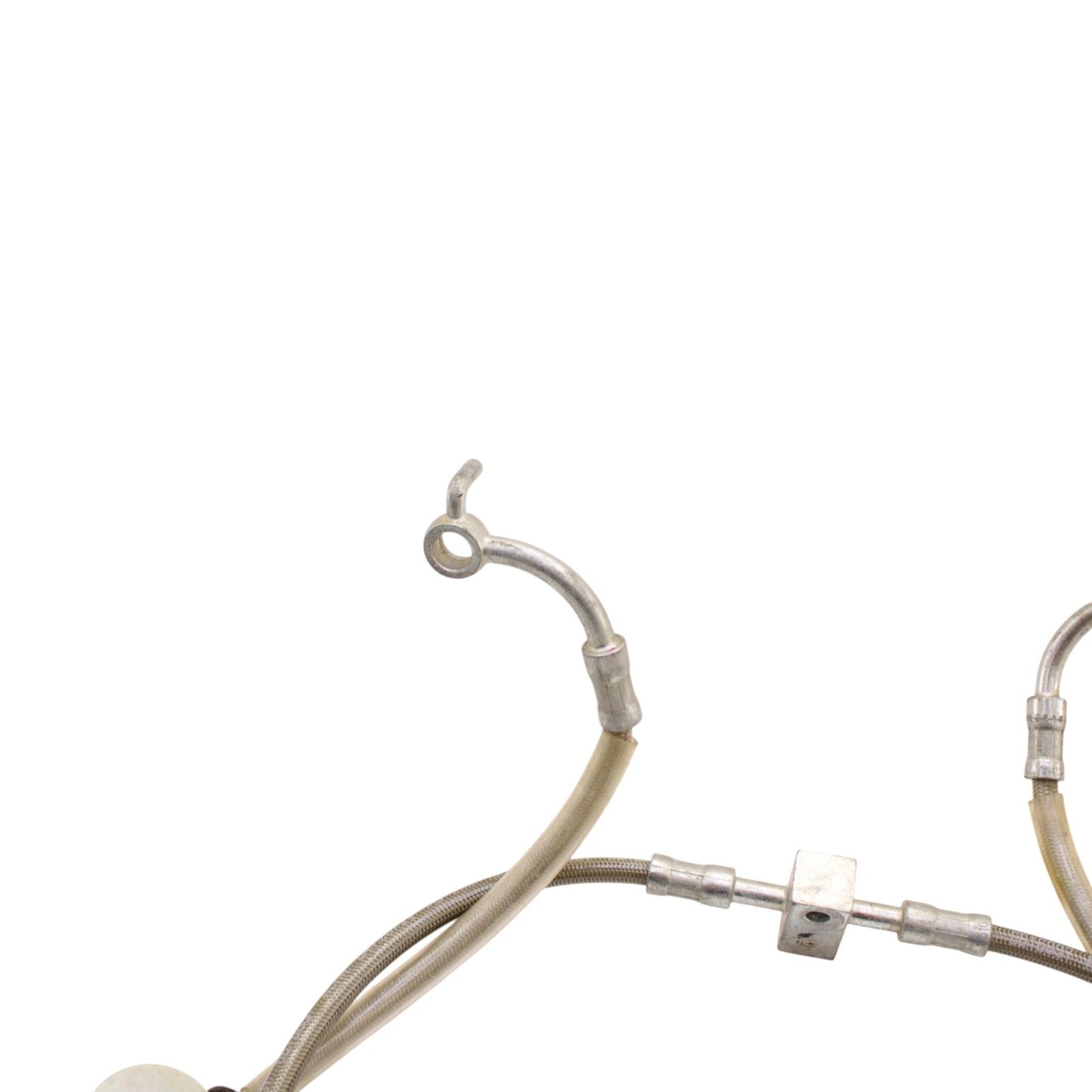 2016 - 2021 YAMAHA YXZ1000R REAR BRAKE LINE STEEL BRAIDED SILVER STOCK