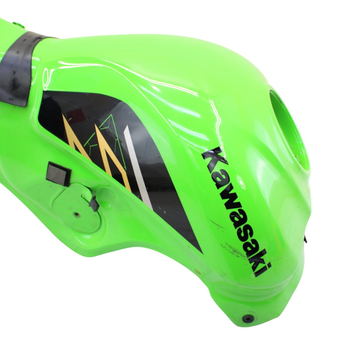 2016 - 2020 KAWASAKI NINJA ZX10R FUEL TANK GAS GREEN LIME *DENTED*