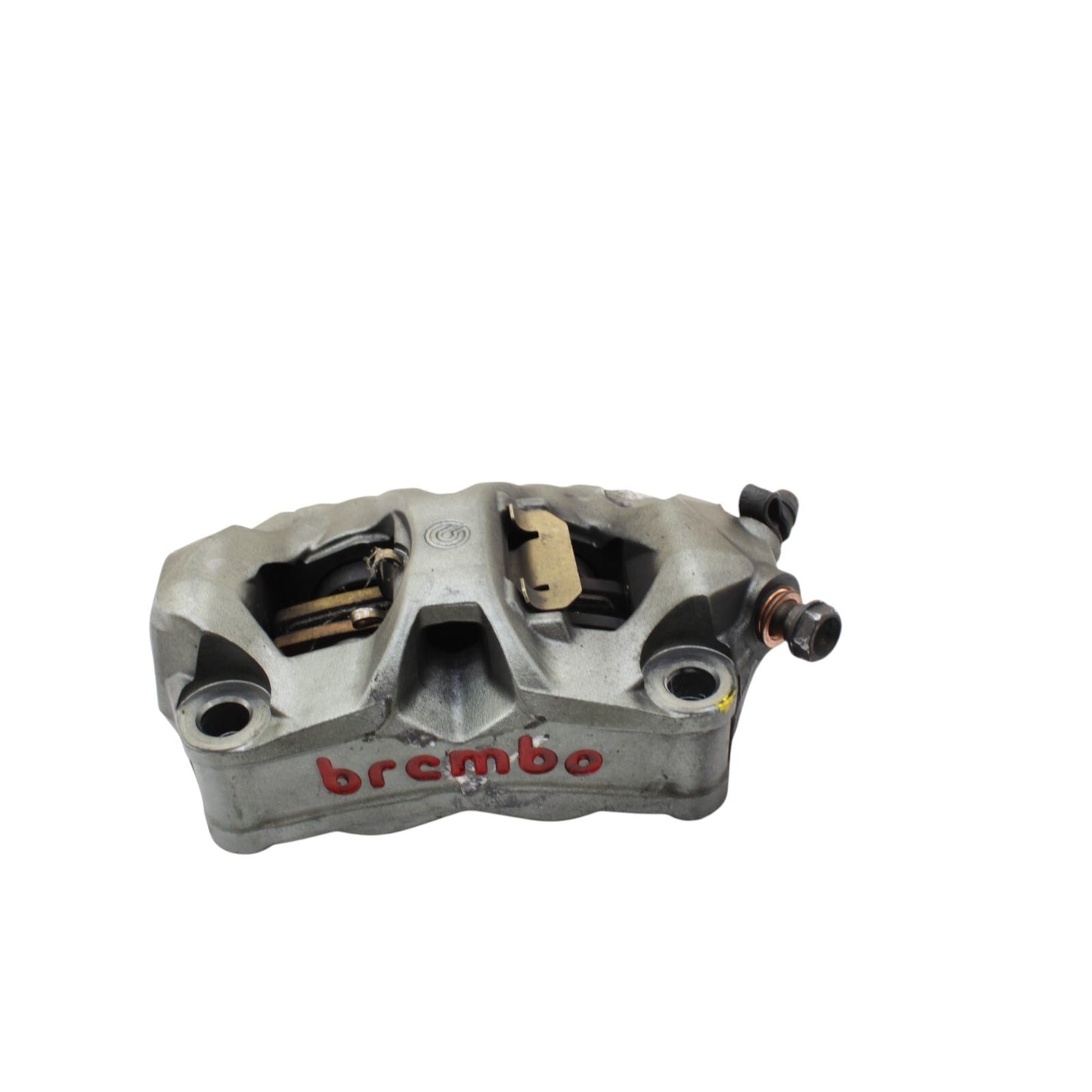 2017 - 2020 KTM 1290 SUPER DUKE R FRONT BRAKE CALIPER PAD CLAMP ASSEMBLY SILVER