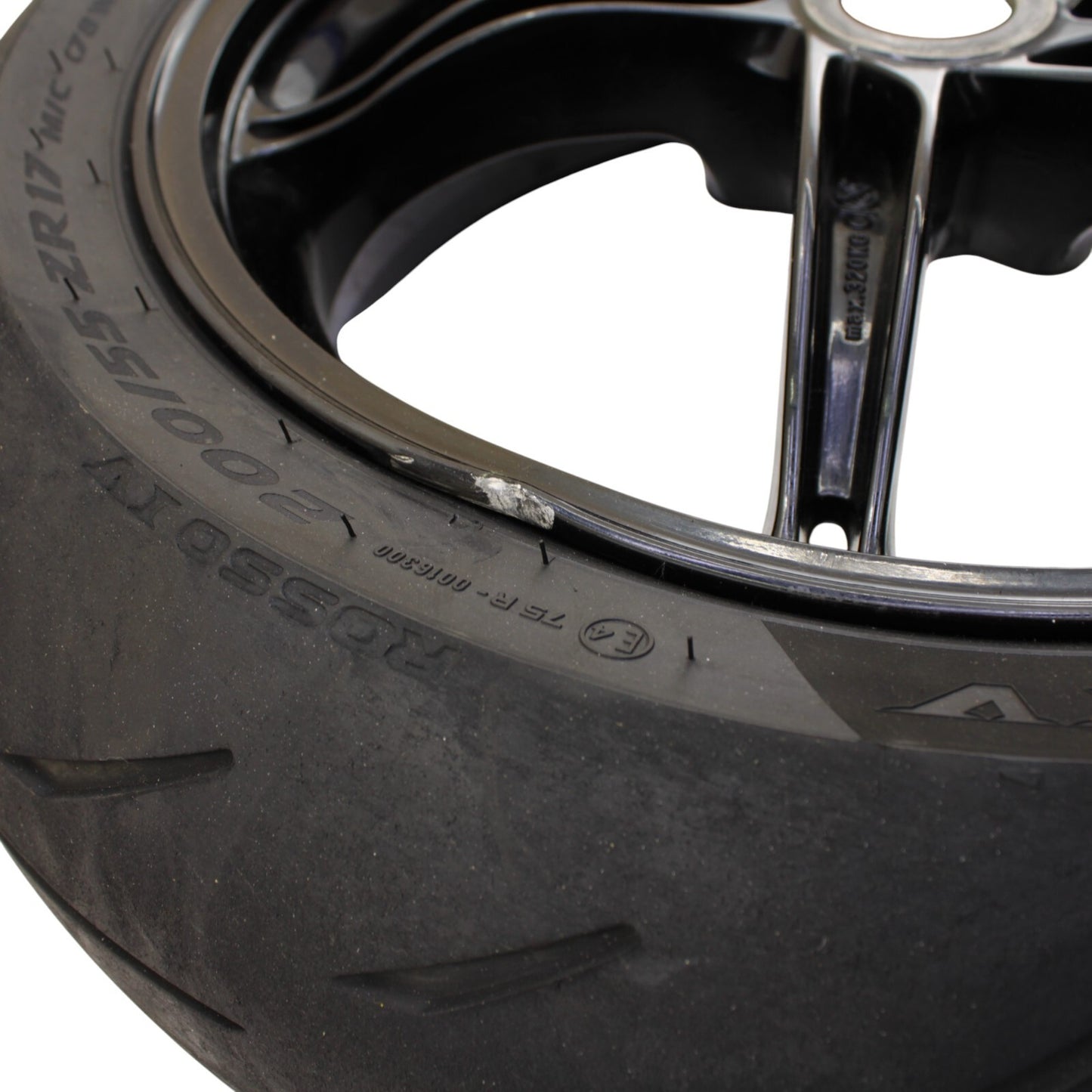 2017 - 2020 KTM 1290 SUPER DUKE R REAR WHEEL RIM BACK STRAIGHT PIRELLI TIRE STOC