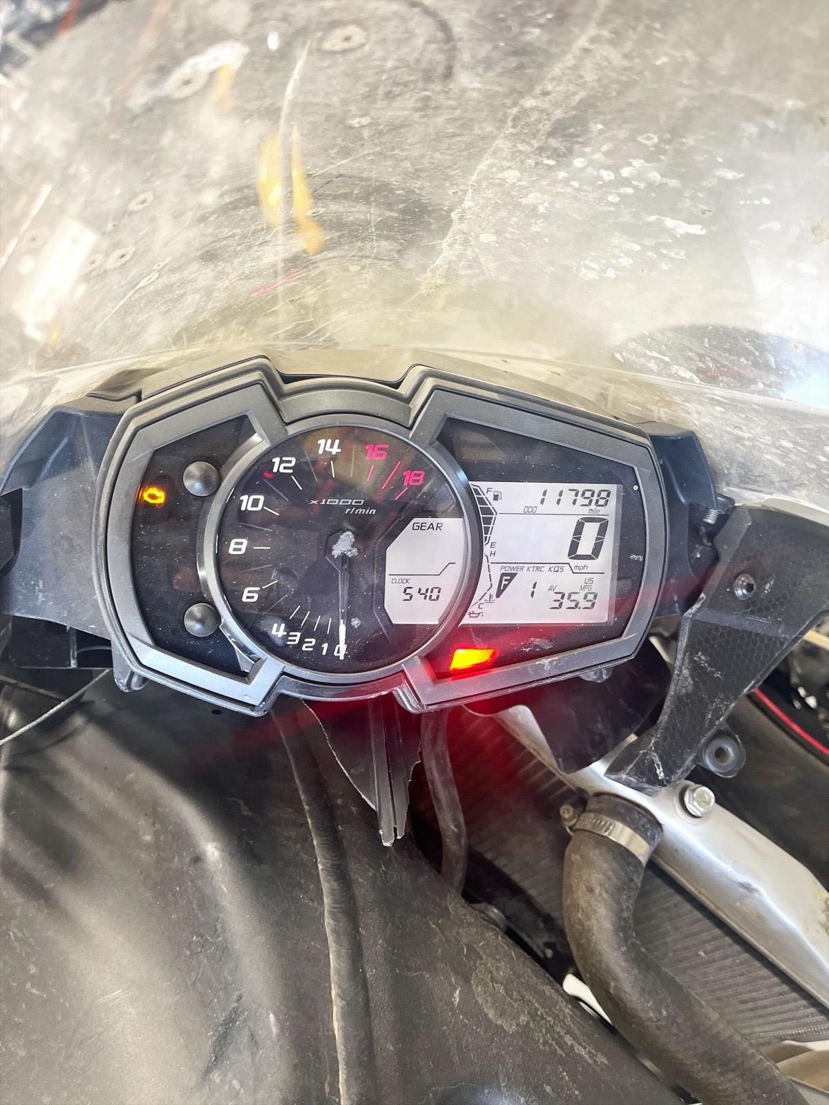 2019 - 2023 KAWASAKI NINJA ZX6R SPEEDOMETER TACH GAUGE CLUSTER OEM *11K MILES*