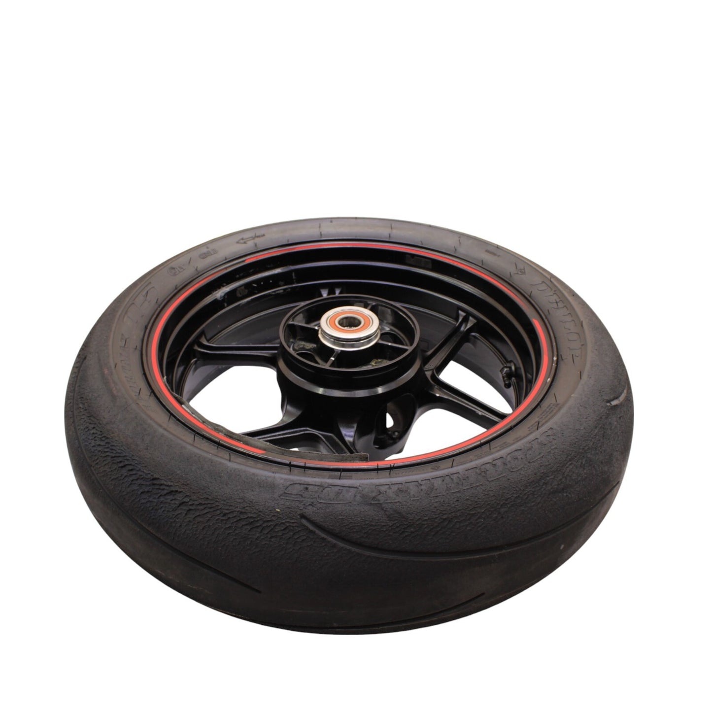 2019 - 2025 KAWASAKI NINJA ZX6R REAR WHEEL RIM STRAIGHT BLACK STOCK