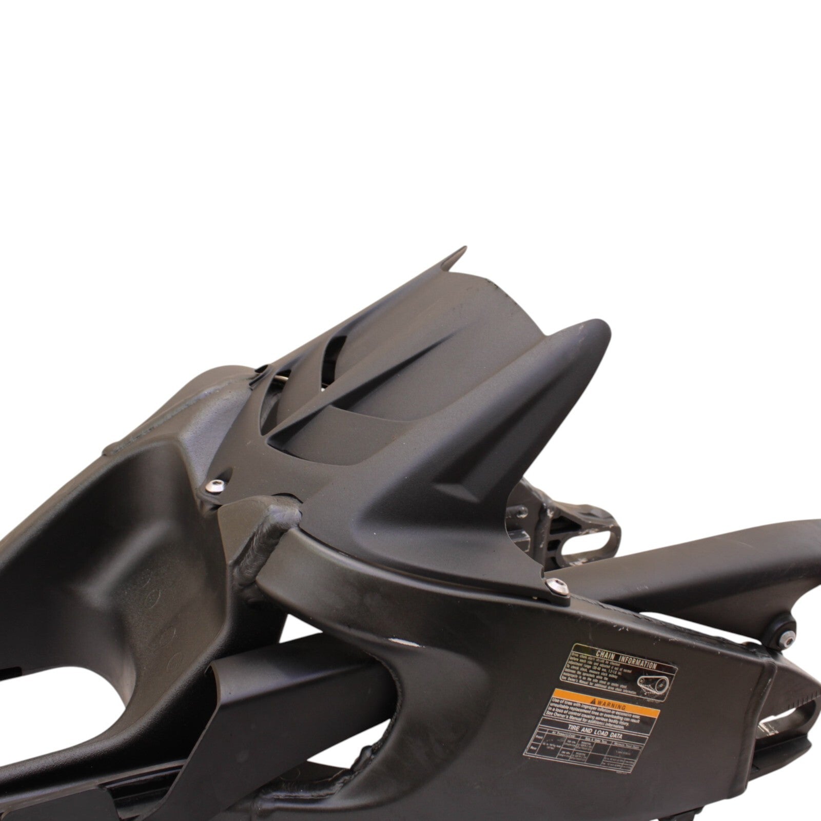 2019 - 2025 KAWASAKI NINJA ZX6R REAR SWINGARM CHAIN GUARD BLACK