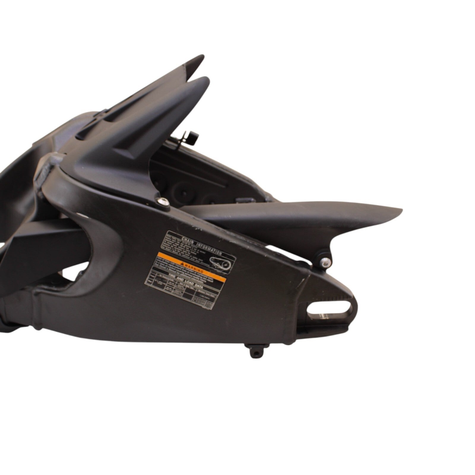 2019 - 2025 KAWASAKI NINJA ZX6R REAR SWINGARM CHAIN GUARD BLACK
