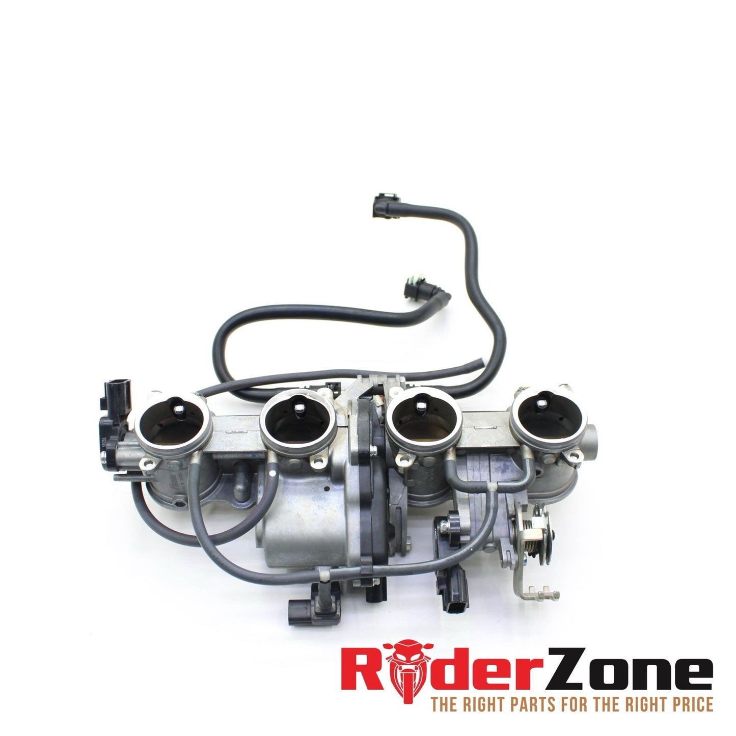 2016 - 2018 YAMAHA YZF R1S MAIN THROTTLE BODY FUEL INJECTORS SILVER FUEL LINE