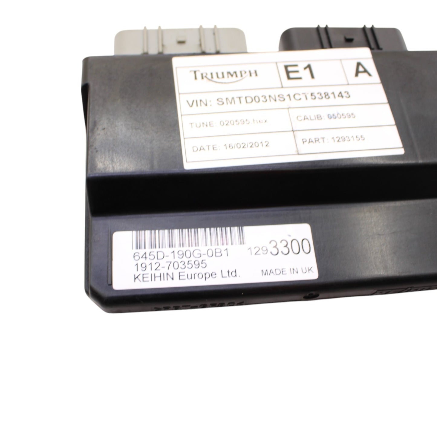 2009 - 2012 TRIUMPH DAYTONA 675R 675 ECU CDI COMPUTER CONTROL UNIT