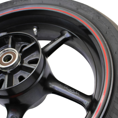 2009 - 2012 TRIUMPH DAYTONA 675R 675 WHEEL RIM TIRE RUBBER FRONT BACK RED BLACK