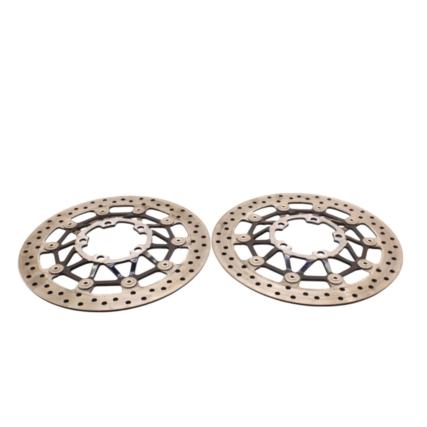 2009 - 2012 TRIUMPH DAYTONA 675R 675 FRONT BRAKE ROTORS DISC SET PAIR