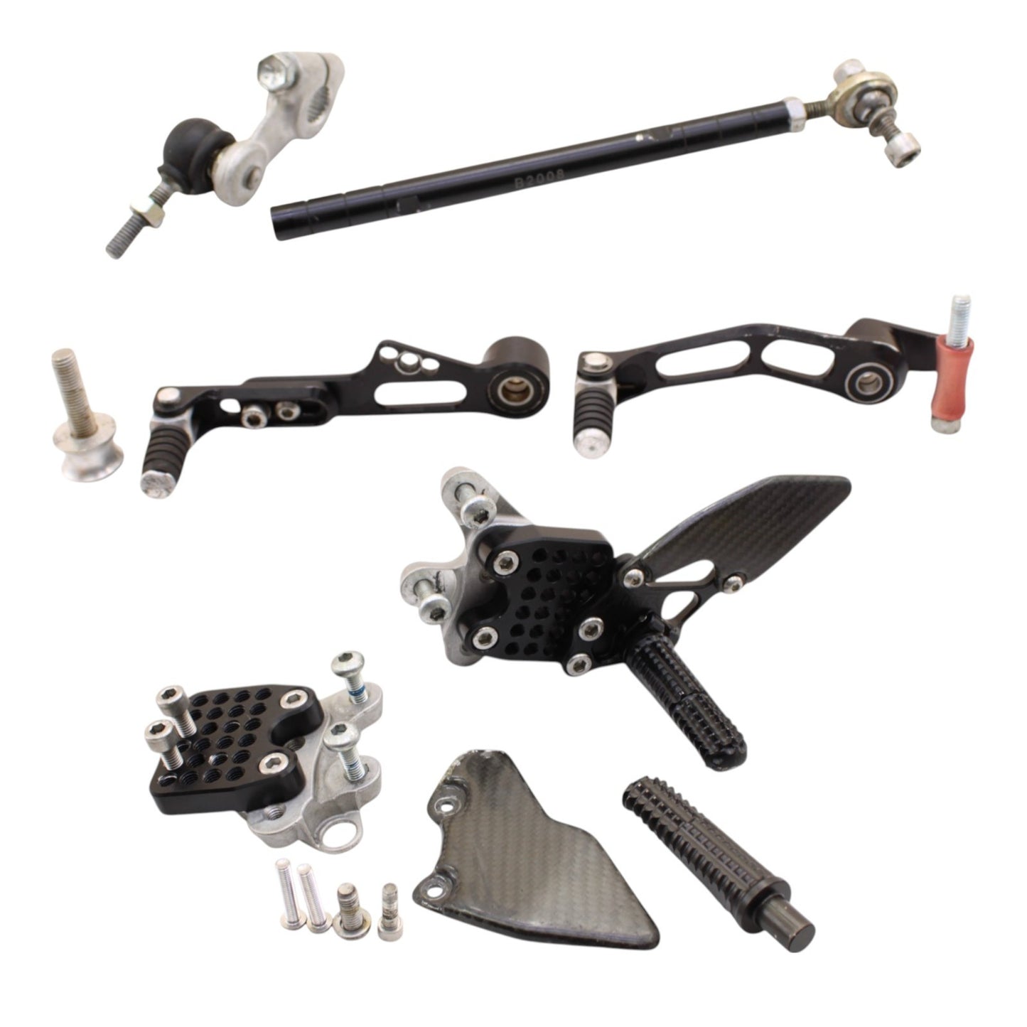 2011 - 2024 SUZUKI GSXR 600 GSXR 750 REARSETS DRIVER BRAKE GEAR BOLTS MOUNT