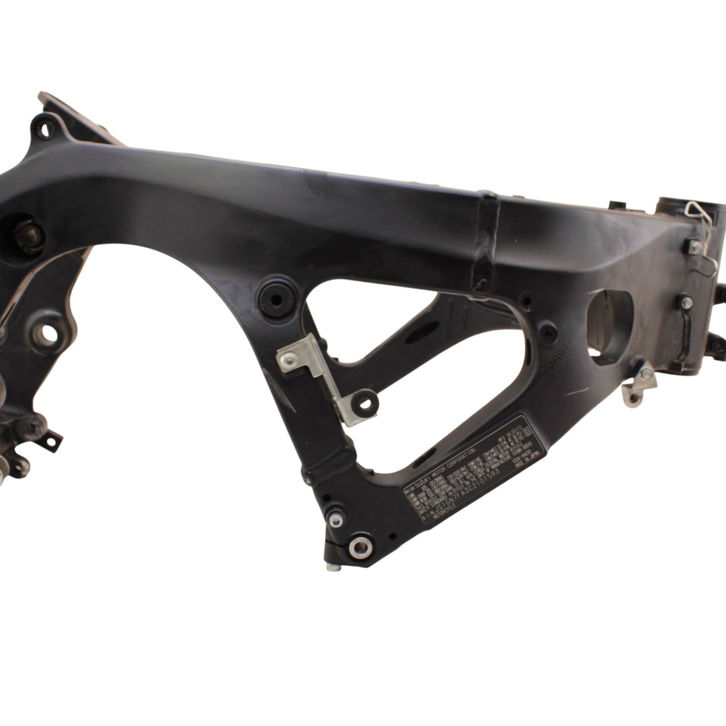 2011 - 2024 SUZUKI GSXR 600 GSXR 750 MAIN FRAME BODY CHASSIS STRAIGHT BLACK