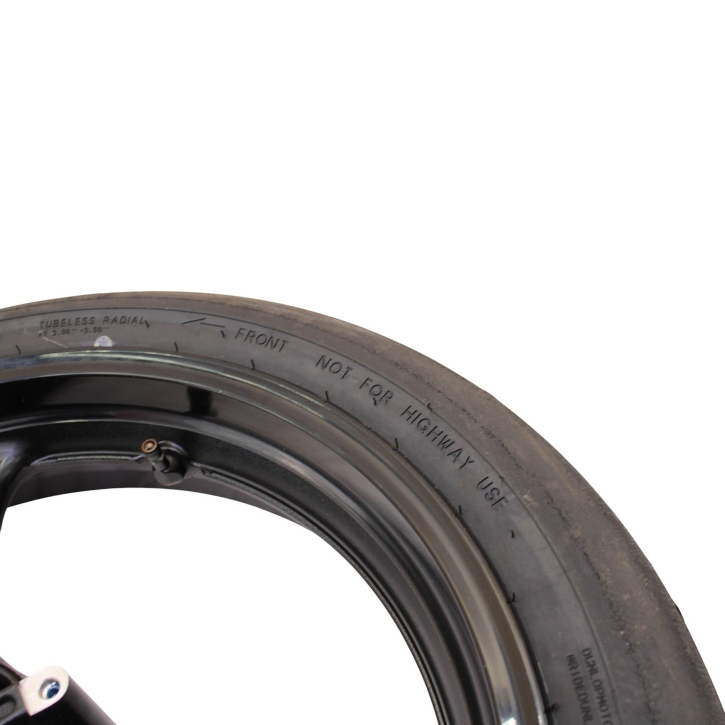 2011 - 2024 SUZUKI GSXR 600 GSXR 750 FRONT WHEEL RIM RACE TIRE STRAIGHT