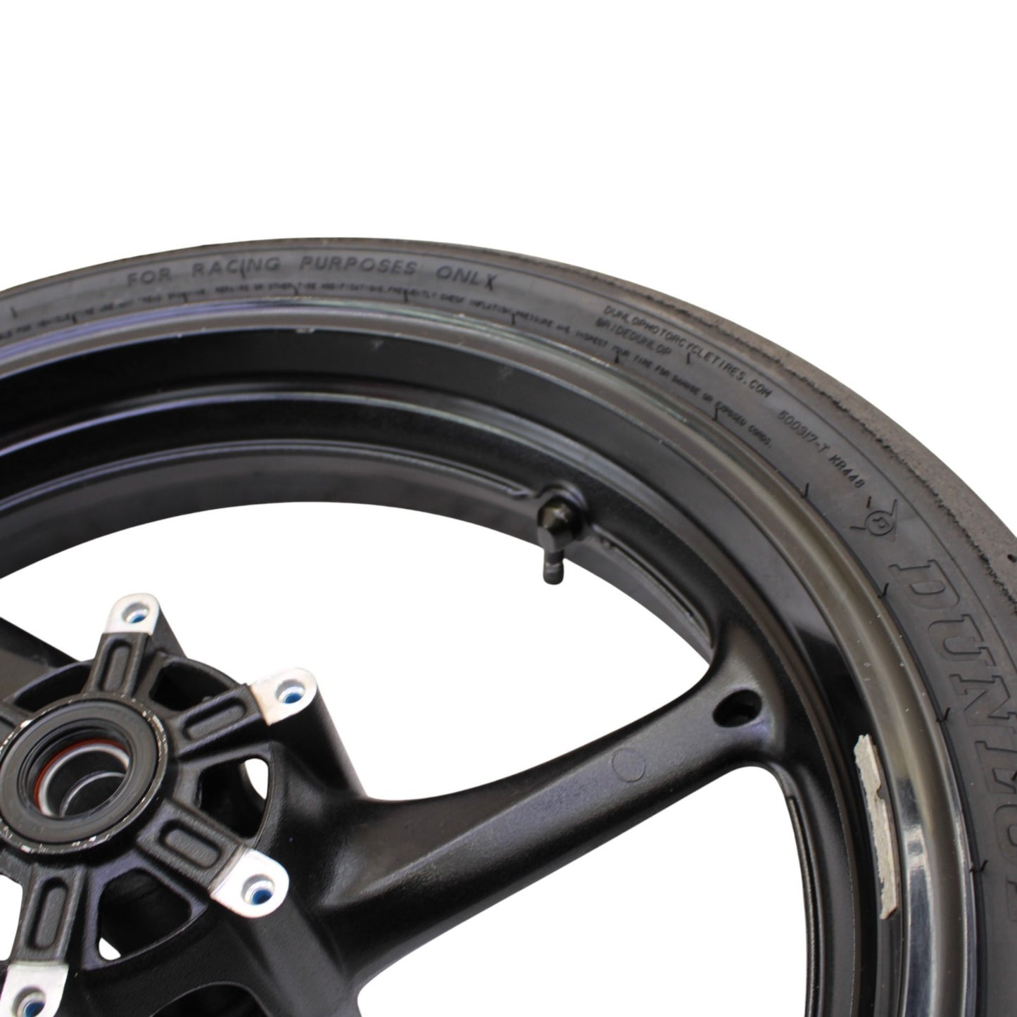 2011 - 2024 SUZUKI GSXR 600 GSXR 750 FRONT WHEEL RIM RACE TIRE STRAIGHT